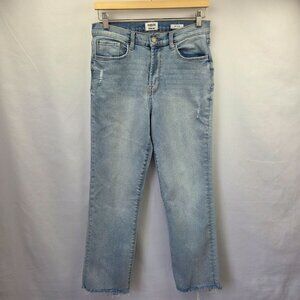 Kensie Vintage Luxe Slim Crop Jeans Light Wash Size 10